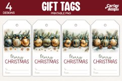christmas decor gift tags