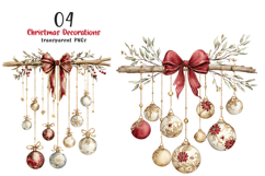 Christmas Decorations Clipart Product Image 1
