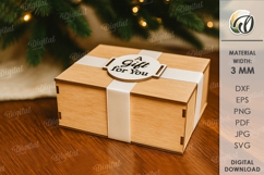 Christmas Gift Boxes Bundle Laser Cut. Decorative Boxes SVG Product Image 10