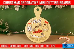 Christmas Decorative Mini Cutting Boards Laser Cut Bundle Product Image 6