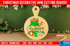 Christmas Decorative Mini Cutting Boards Laser Cut Bundle Product Image 7