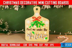 Christmas Decorative Mini Cutting Boards Laser Cut Bundle Product Image 8