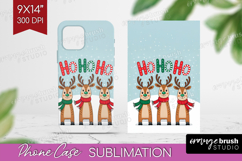 Christmas Deer Xmas Phone Case PNG Christmas Case PNG Product Image 1