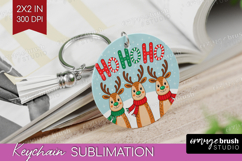 Christmas Deer Xmas Keychain PNG Christmas Keychain Product Image 1