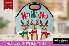 Christmas Deer Xmas Lunch Bag Christmas Lunch Bug PNG Product Image 1