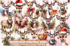 Christmas Deer Clipart, Christmas Deer Sublimation, Christmas Deer watercolor, Christmas Deer Christmas, Christmas Deer Clip Art, Christmas Deer PNG, Christmas Deer Watercolor Bundle, Christmas Deer Clipart Bundle,  Christmas Deer Sublimation Bundle, Chri