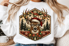 Christmas Deer Hunting Camo PNG Product Image 3
