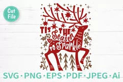 Christmas Deer SVG