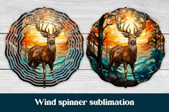Christmas wind spinner design | Deer wind spinner