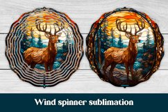 Christmas wind spinner design | Christmas deer wind spinner