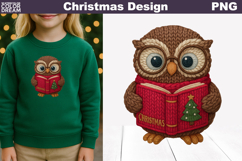Owl Crochet Clipart | Christmas Animal Knitted Product Image 1