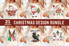 Christmas Design Bundle, Funny Christmas Sublimation PNG Product Image 1