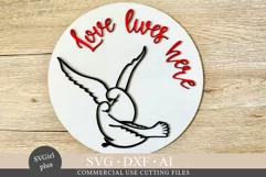 Love lives here laser cut, Love laser cut, Valentine day svg Product Image 1