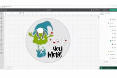 Love gnome SVG, Laser SVG, Cricut SVG, Love SVG Product Image 5