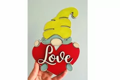 Love gnome SVG, Laser SVG, Cricut SVG, Love SVG Product Image 14