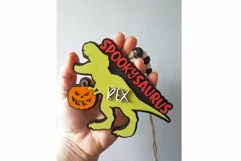 Halloween ornament laser, Dino laser, Halloween laser file Product Image 2