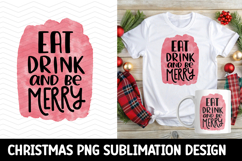 Christmas Sublimation Design, christmas png illustration Product Image 1