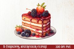 Christmas Dessert Clipart Sublimation , Christmas PNG Product Image 1