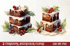Christmas Dessert Clipart Sublimation, Christmas PNG Product Image 1