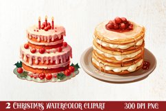 Christmas Dessert Clipart Sublimation, Christmas PNG Product Image 1