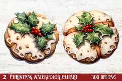 Christmas Dessert Clipart Sublimation, Christmas Dessert Product Image 1