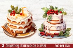 Christmas Dessert Clipart Sublimation, Christmas Dessert Product Image 1
