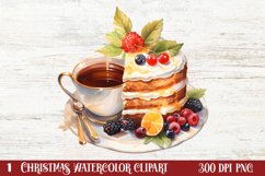 Christmas Dessert Clipart Sublimation, Christmas Dessert Product Image 1
