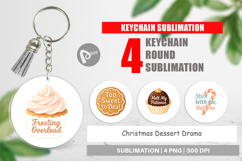 Keychain Christmas Dessert Quotes Product Image 1