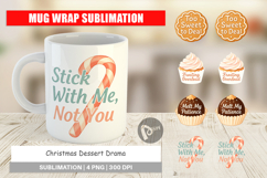 Mug Wrap Christmas Dessert Quotes Product Image 1