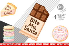 Clipart Christmas Dessert Quotes Product Image 1
