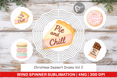 Wind Spinner Christmas Dessert Quotes Product Image 1