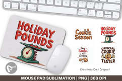 Christmas Diet Dropout Mouse Pad Product Image 1