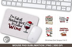Christmas Diet Dropout Mouse Pad Product Image 1