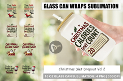 Christmas Diet Dropout Glass Can Product Image 1