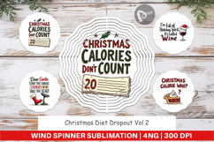 Christmas Diet Dropout Wind Spinner Product Image 1