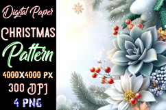 Christmas Digital Paper Pattern Product Image 1