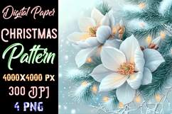Christmas Digital Paper Pattern Product Image 1