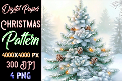 Christmas Digital Paper Pattern Product Image 1