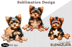 Cute Christmas Dog Clipart | Christmas Sublimation PNG Product Image 1