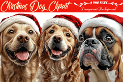 Christmas Dog Clipart Product Image 1