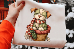 Christmas Dog Clipart PNG Sublimation Product Image 2