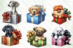 Christmas Dog Sublimation Clipart Product Image 6