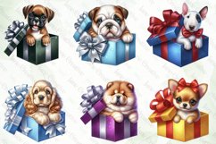 Christmas Dog Sublimation Clipart Product Image 3