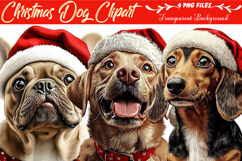 Christmas Dog Clipart Product Image 1