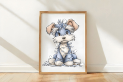Christmas Dog Clipart Sublimation Product Image 3