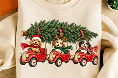 Christmas Dog Sublimation Png Product Image 2