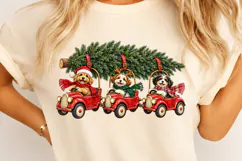 Christmas Dog Sublimation Png Product Image 4