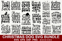 Christmas Dog SVG Bundle | Funny Holiday Pet Designs ,Dog Product Image 1
