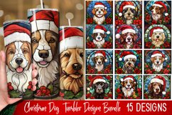 Christmas Dog Tumbler Designs Bundle - 20oz Skinny Tumbler Product Image 1