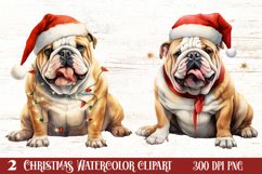 Dog Christmas Lights Sublimation Clipart, Chritsmas PNG Product Image 1